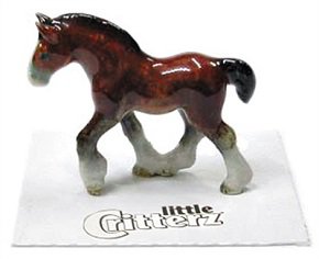 Little Critterz Big Hoof Clydesdale LC113