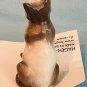 Hagen Renaker Gray White Cat Seated A-3329