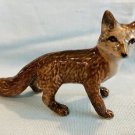 Klima Miniaure Porcelain Animal Red Fox Walking Facing Right K601
