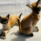 Siamese Cat Salt & Pepper Shakers Bone China Figurines