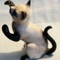 Siamese Cat on Hind Legs Playing - Ceramic Figurine