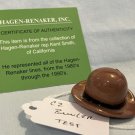 TLC Hagen Renaker Bowler Hat Test Piece - Ken Smith Collection