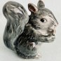 Gray Squirrel Nibbling Porcelain Figurine - NEW