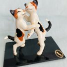 Hagen Renaker Two Step Romantic Dancing Cats A-2002 Pre-Owned