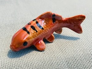 NEW Hagen Renaker Koi Fish Orange Striped A-3377