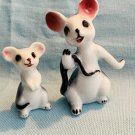Mouse Mama and Begging Baby - Bone China Japan