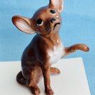 Hagen Renaker Brown Chihuahua Seated A-1019 NOS