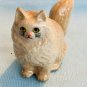 NEW Klima Miniaure Porcelain Tan Seated Tail Up Persian Cat - K227