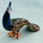 NEW Klima Miniaure Porcelain Animal Peacock Looking Left X856