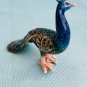NEW Klima Miniaure Porcelain Animal Peacock Looking Left X856