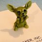 Hagen Renaker Krazy Kritter Baby Chihuahua Green A-3382