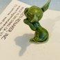Hagen Renaker Krazy Kritter Baby Chihuahua Green A-3382