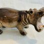 NEW Klima Miniaure Porcelain Hippo, Hippopttamus Big Mouth Facing Left - K965