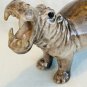 NEW Klima Miniaure Porcelain Hippo, Hippopttamus Big Mouth Facing Foward - K965