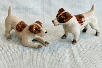 New Klima Jack Russell Porcelain Miniature Dog - X072