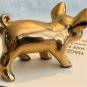 Hagen Renaker Golden Feng Shui Pig Standing A-8471 Limited Edition