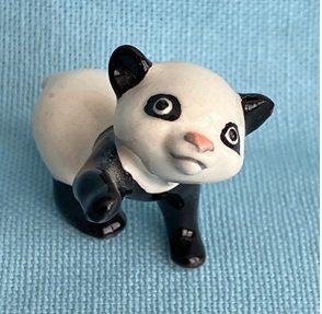Hagen Renaker Panda On Three Legs with Pink Nose A-493