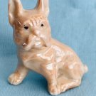 French Bull Dog Lusterware Bone China Figurine - Vintage