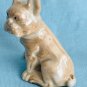 French Bull Dog Lusterware Bone China Figurine - Vintage