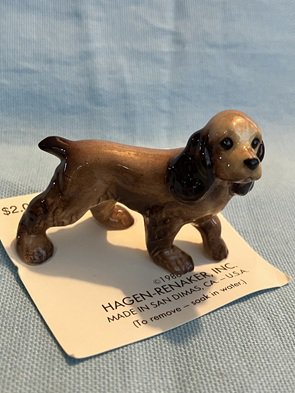 Hagen Renaker 1986 Cocker Spaniel Papa Walking A-028