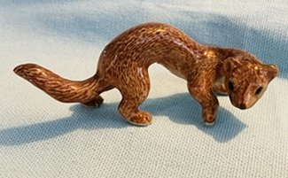 Klima Miniaure Porcelain Animal Ferret Looking Left L870 - NEW