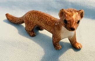 Klima Miniaure Porcelain Animal Ferret Stalking L870 - NEW