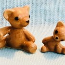 Hagen Renaker Big & Little Brother Teddy