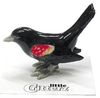 Little Critterz Marsh Red Winged Blackbird LC565