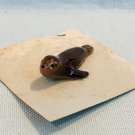 Hagen Renaker Seal Baby on Belly A-975 Pre-owned