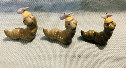 Hagen Renaker Caterpillar, Worm Helicopter Hat - Pick One