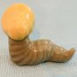 Hagen Renaker Caterpillar, Worm with Yellow Tied Bonnet Pre-Owned