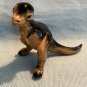 Hagen Renaker Tyrannosaurus Rex, Set of 2 Orange Black A-967, A-696