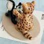 Hagen Renaker Skunk Cougar on Base #33141 Pre-Owned
