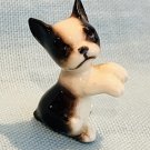 Hagen Renaker Boston Terrier Puppy Begging Dog A-225