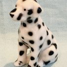 Bug House Dalmatian Dog Seated Miniature Bone China Figurine Taiwan