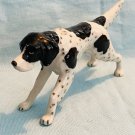 Klima Miniature Porcelain Animal English Setter Standing Black & White K945 NEW