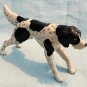 Klima Miniature Porcelain Animal English Setter Standing Black & White K945 NEW