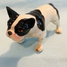 Klima Miniature Porcelain Animal French Bulldog Standing Black & White K431 NEW
