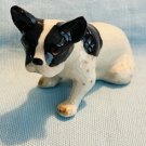 Klima Miniature Porcelain Animal French Bulldog Seated Black & White K431 NEW
