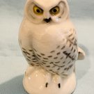 SNOW OWL by Goebel, White Porcelain Glossy Finish 1970's W.Germany