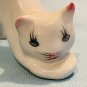 Stretching Bone China Cat Figurine