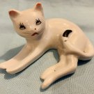 Lying Down Bone China Cat Figurine