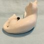 Lying Down Bone China Cat Figurine