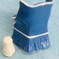 Hagen Renaker Blue Chair With White Persian Kitten Cat - Pre-Owned