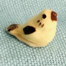 Hagen Renaker Tiny Yellow Oriole Tail Down Birdbath Figurine