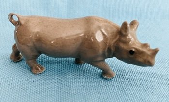 Hagen Renaker Rhino, Rhinoceros Mama A-829 Pre-Owned