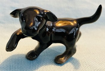 Hagen Renaker Black Labrador Retriever Puppy Dog A-3888 Pre-Owned