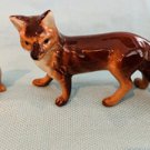 Hagen Renaker Miniature Mama & Baby Fox