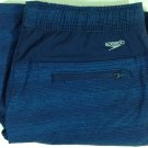 Speedo Mens Blue Hydroliner Swim Trunks Board Shorts Size Med.