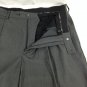 John Henry Men's Pleated Cuffed Dress Pants Dark Grey Size 36x29